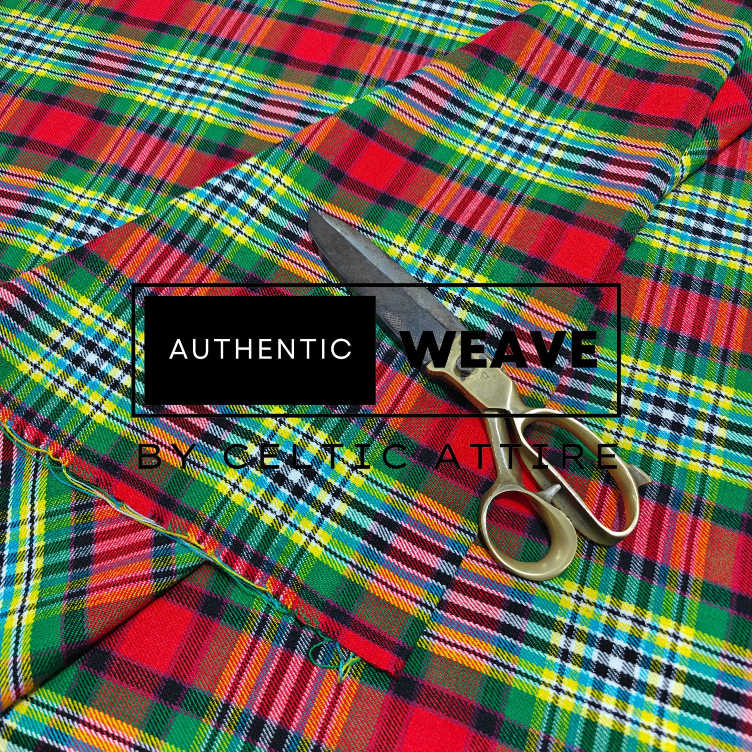Dundee Ancient Scottish Tartan Fabric Running Yards 16 Oz Acrylic