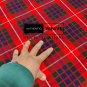Fraser Scottish Tartan Fabric Running Yards 16 Oz Acrylic