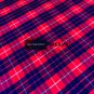 Hamilton Red Modern Scottish Tartan Fabric Running Yards 16 Oz Acrylic