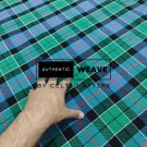 Leslie Green Ancient Scottish Tartan Fabric Running Yards 16 Oz Acrylic