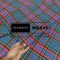 Mac Andreas Blue Scottish Tartan Fabric Running Yards 16 Oz Acrylic