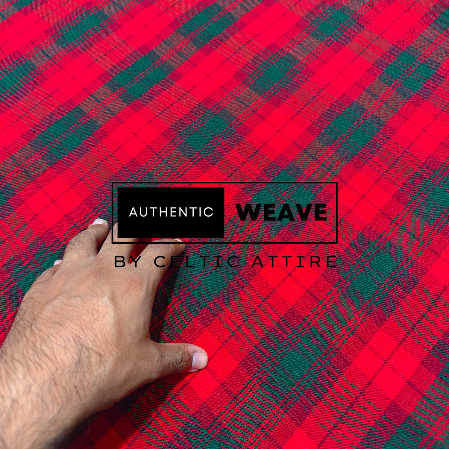 Macnab Modern Scottish Tartan Fabric Running Yards 16 Oz Acrylic