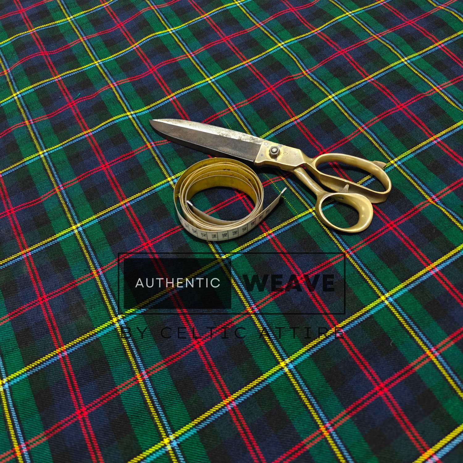 Malcolm Modern Scottish Tartan Fabric Running Yards 16 Oz Acrylic