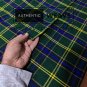 US Army Scottish Tartan Fabric Running Yards 16 Oz Acrylic
