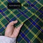 US Army Scottish Tartan Fabric Running Yards 16 Oz Acrylic