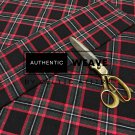 Black Magic Scottish Tartan Fabric Running Yards 16 Oz Acrylic