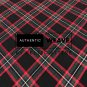 Black Magic Scottish Tartan Fabric Running Yards 16 Oz Acrylic
