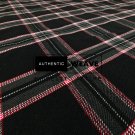 Black Magic Scottish Tartan Fabric Running Yards 16 Oz Acrylic