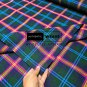 Young Scottish Tartan Fabric Running Yards 16 Oz Acrylic