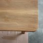 antique rounded corner dining table