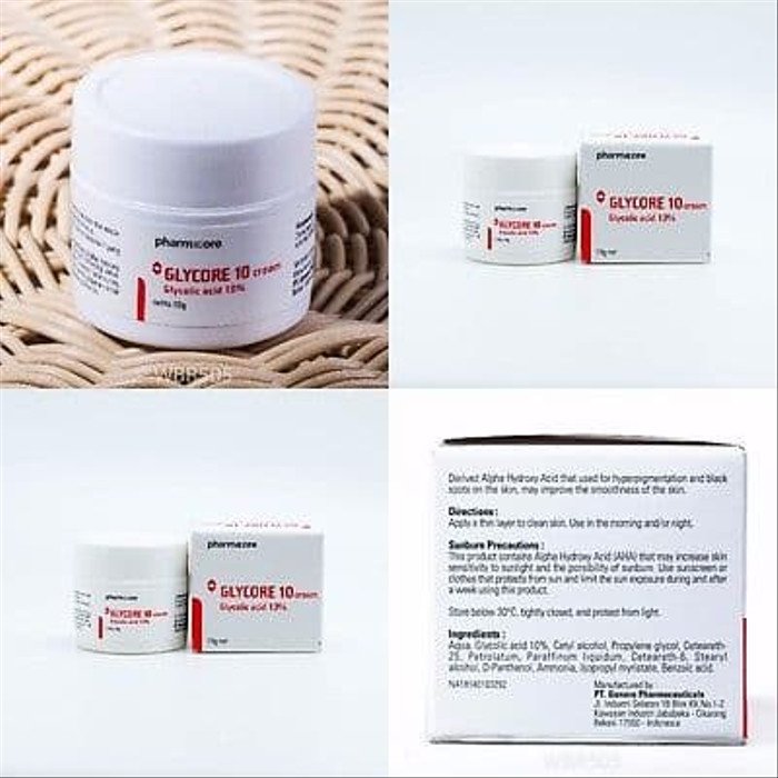 Glycore 10 Cream for Hyperpigmentation and Black Spots on the skin