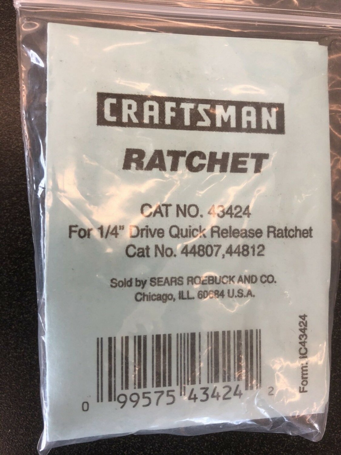 Craftsman ratchet repair kit