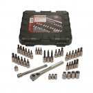 Craftsman 42 Piece 1/4 and 3/8 Inch Drive Torx Bit Ratchet and Socket Set w/Case
