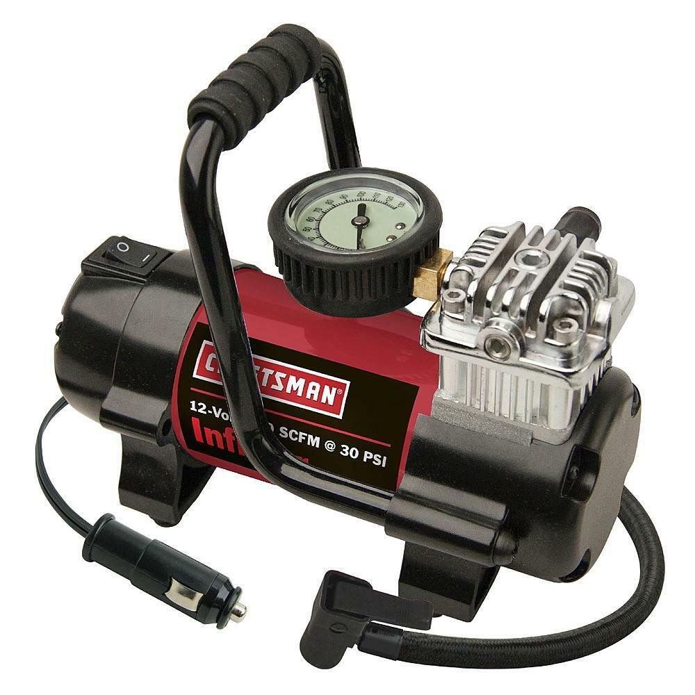 Craftsman 12 Volt Direct Drive Portable Inflator w/ Carrying Case