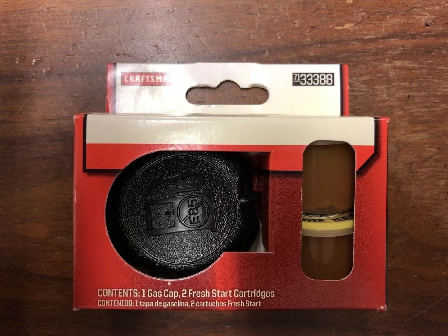 Craftsman Briggs & Stratton Fresh Start Fuel Cap and Two Cartridges / Capsules
