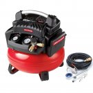 Craftsman 6 Gallon 1.1 HP Oil-Free Pancake Compressor 150 Max PSI with Hose & Ac