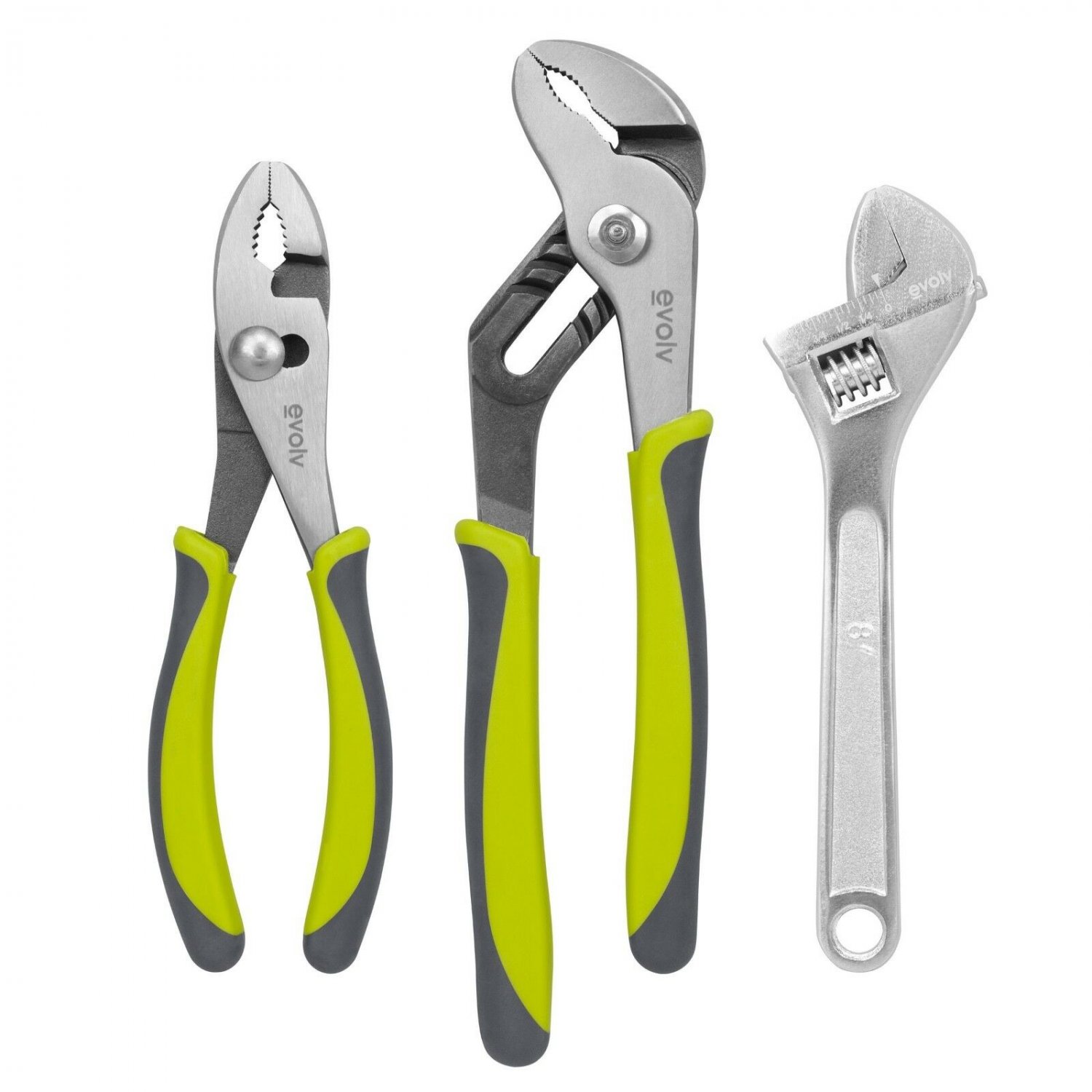 Craftsman Evolv 3 Piece Pliers and Adjustable Wrench Set