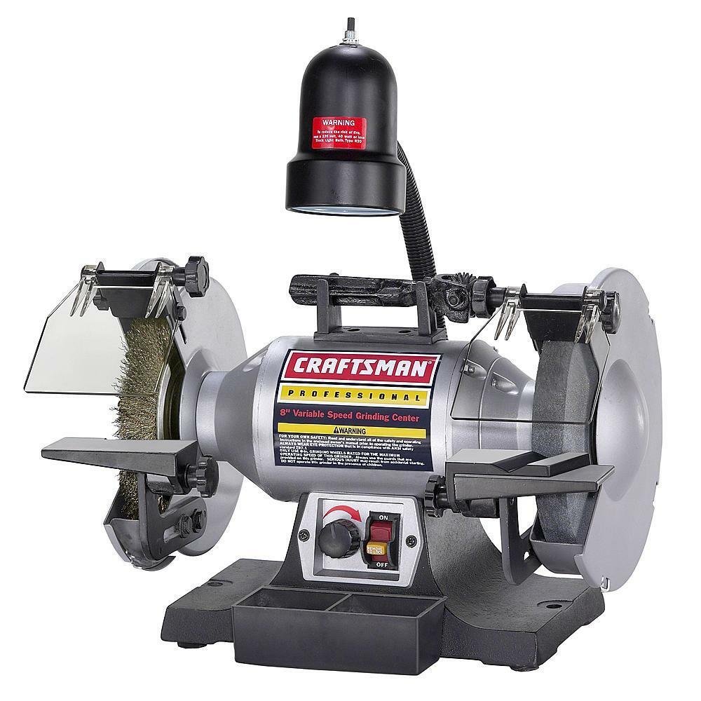 Craftsman Professional 1/2 HP Variable Speed 8 Inch Bench Grinder