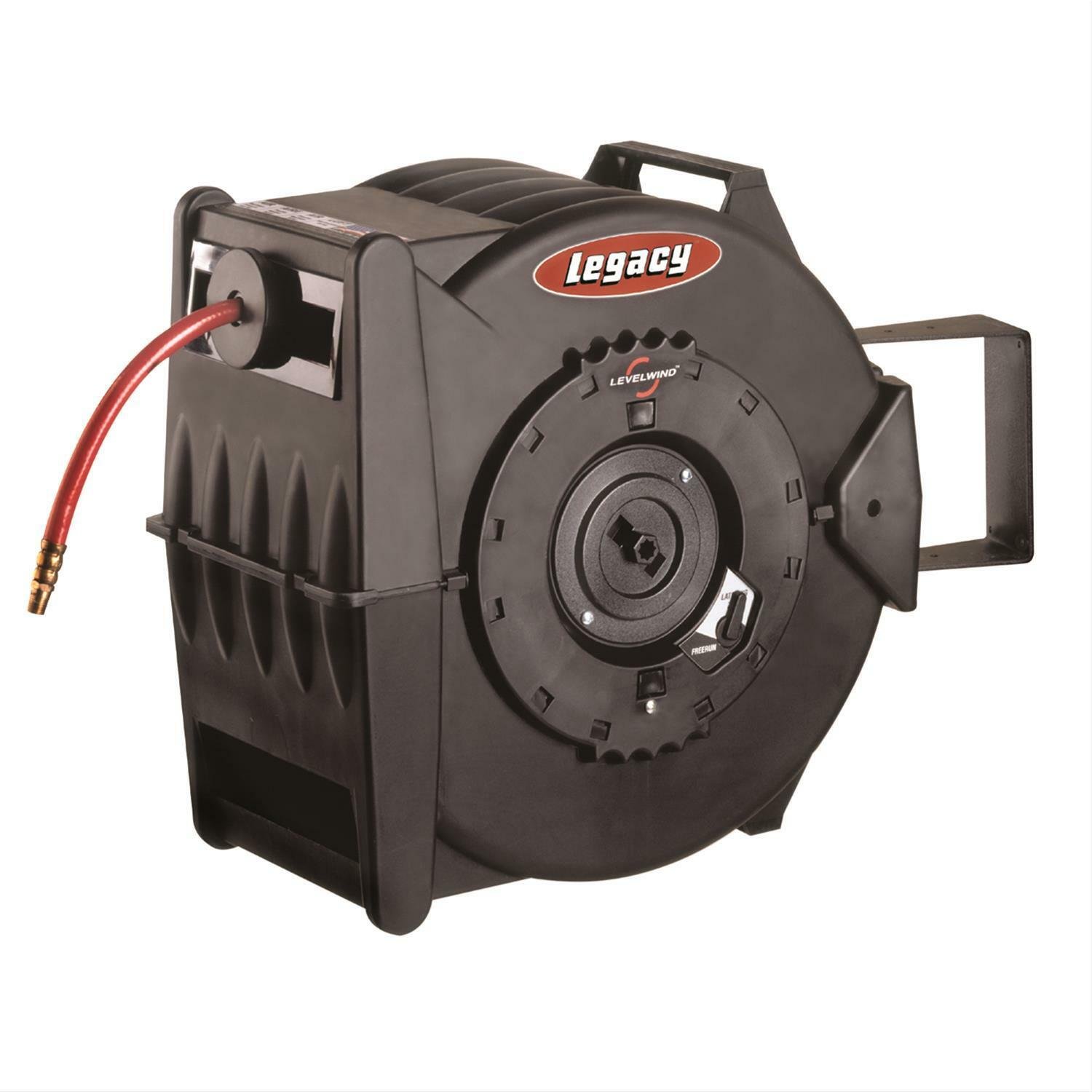 Legacy Levelwind Air Compressor Retractable Hose Reel 3/8 Inch x 75 Feet