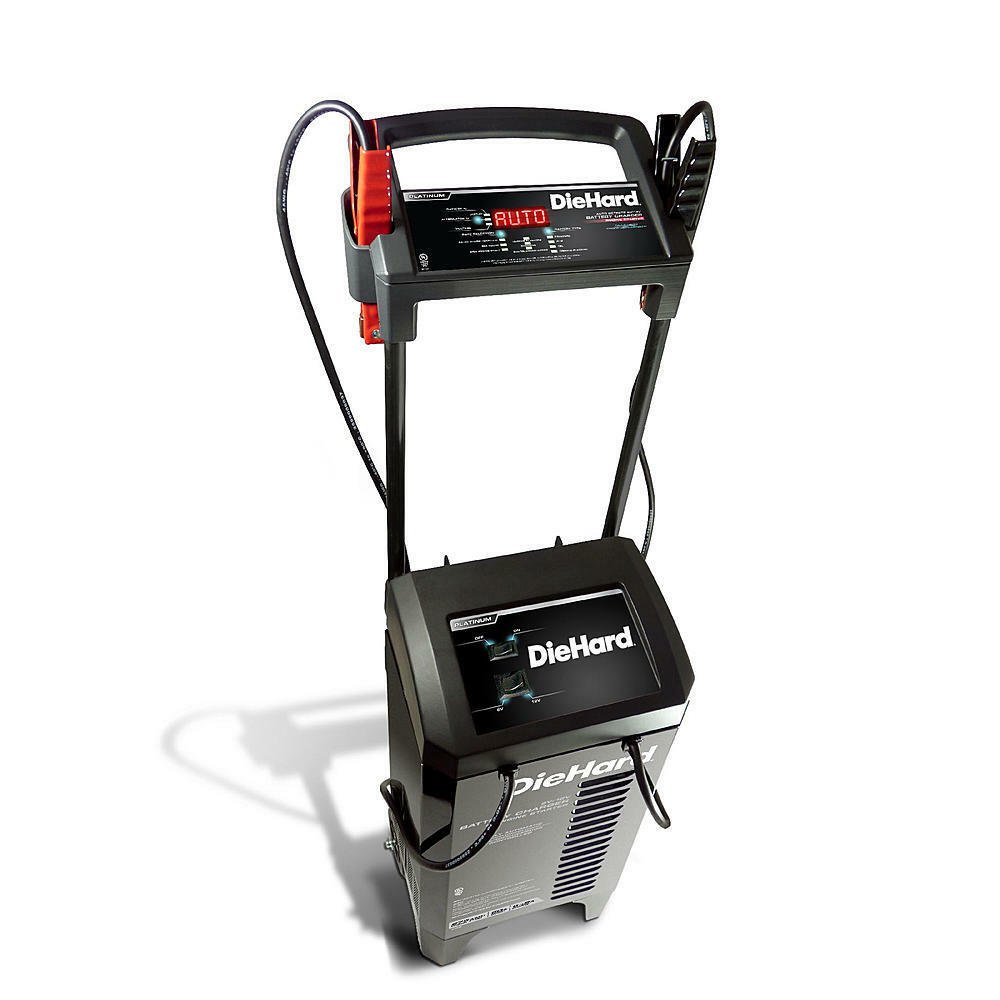 DieHard Platinum 275 Amp Wheeled Automatic Battery Charger & Engine Starter