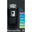 Kenmore Elite 1 HP Deluxe Garbage Disposal