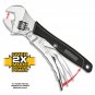 Craftsman Extreme Grip Locking Adjustable Wrench Set 8 & 10 Inch