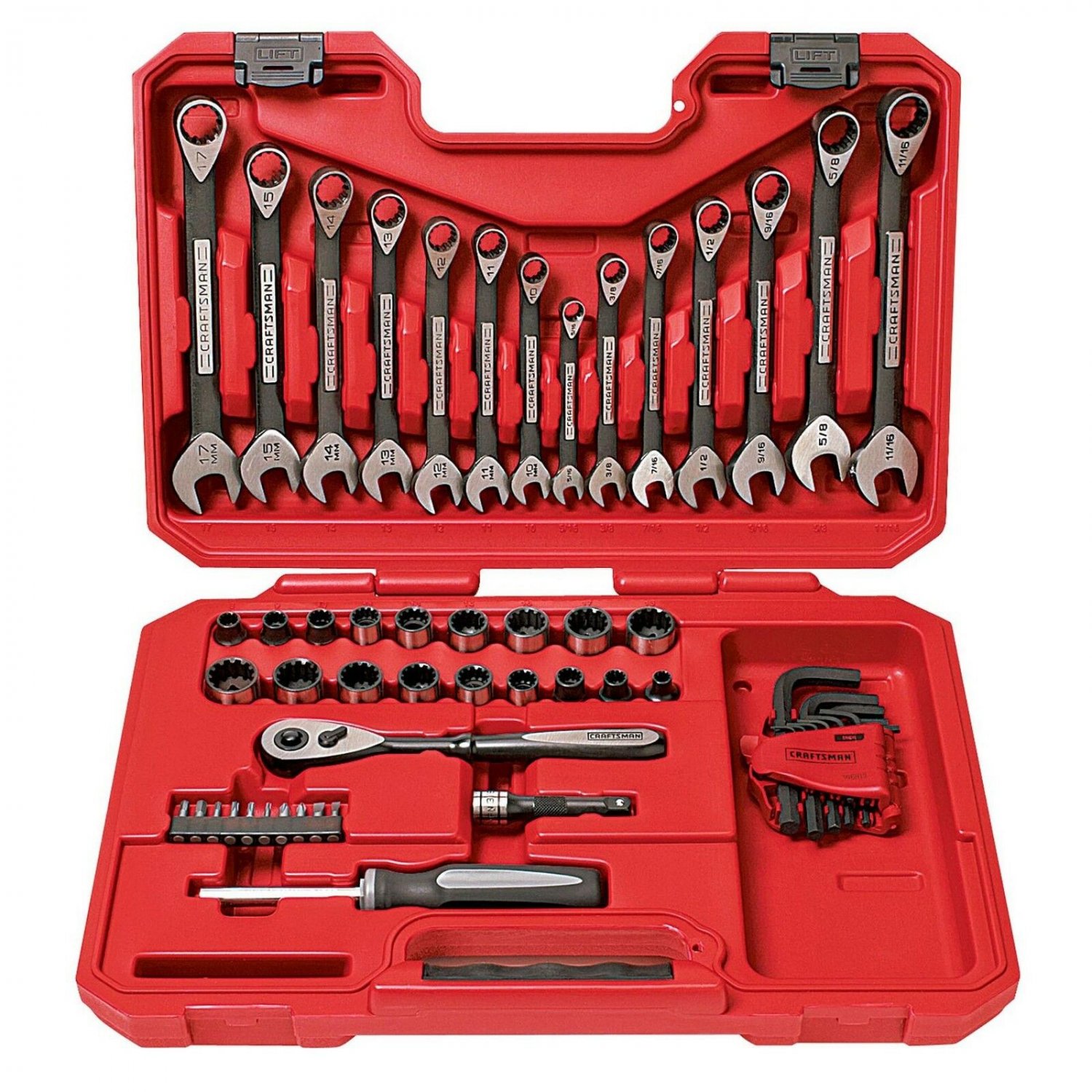 Craftsman 56 Piece Universal Mechanics Tool Set