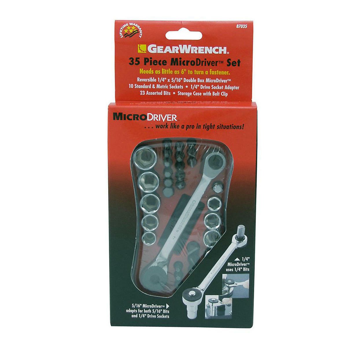 GearWrench 35 Piece Micro Driver Mini Nut and Bit Driver Set