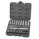 Craftsman 24 Piece Metric 1/2 Inch Drive Socket Set w/ 84 Tooth Ratchet