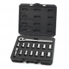 Craftsman 15 Piece 1/2 Inch Drive Ratchet and Socket Set