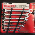Craftsman 8 Piece SAE (Inch) Full Polish Ratcheting Wrench Set 5/16 - 3/4