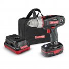 Craftsman C3 19.2 Volt Lithium Ion 1/2 Inch Chuck 2 Speed Hammer Drill Kit w/Bag