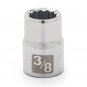 Craftsman Individual 3/8 Inch Drive 12 Point Standard (SAE/Inch) Sockets