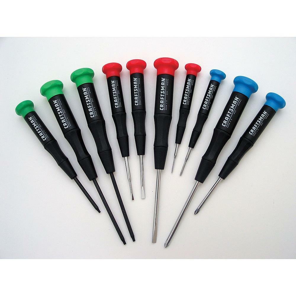 Craftsman 10 Piece Precision Screwdriver Set - Made in the USA