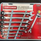Craftsman 8 Piece Metric Full Polish Ratcheting Wrench Set 8 - 18mm