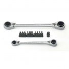 GearWrench QuadBox Metric Double Box Reversible Ratcheting Wrench Set