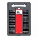 Craftsman SAE 12 Piece 1/2 Inch Drive 6 Point Deep Laser Impact Socket Set