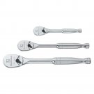 GearWrench 3 Piece 1/4 3/8 & 1/2 Drive 84 Tooth Ratchet Set