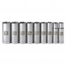 Craftsman 9 Piece 1/2 Inch Drive Standard (SAE) 6 Point Deep Socket Set 1/2 - 1"