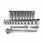 Craftsman 24 Piece Standard (SAE) 1/2 Inch Drive Socket Set w/ 84 Tooth Ratchet