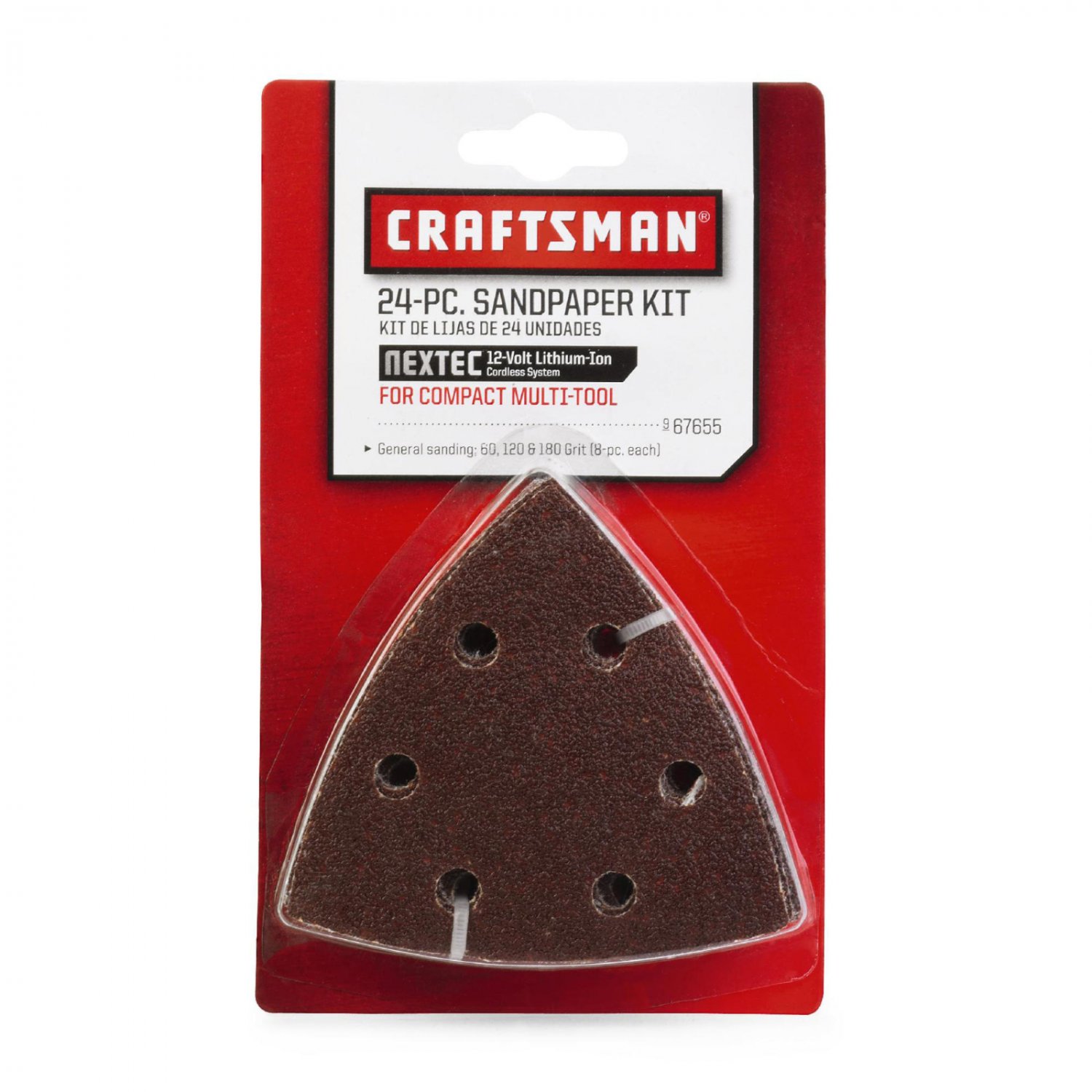 Craftsman Multi-Tool 24 Piece Sandpaper Kit