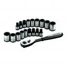 Craftsman 19 Piece 1/4 Inch Drive Universal Socket and Ratchet Set