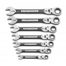 Craftsman 7 Piece Standard (SAE) Universal Flex Ratcheting Wrench Set 5/16-11/16