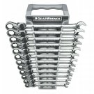 GearWrench Metric 12 Piece 12 Point XL Flex Head Ratcheting Wrench Set