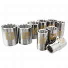 Craftsman 9 Piece 1/2 Inch Drive (SAE) Standard 12 Point Socket Set 1/2 - 1in.