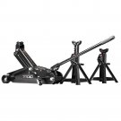 Craftsman 2-1/4 Ton Steel Floor Jack w/ 2 2-1/4 Ton Jack Stands Set