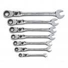 Craftsman 7 Piece Standard (SAE) Flex Head Ratcheting Wrench Set 5/16 - 3/4in.