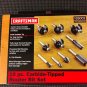 Craftsman 10 Piece Router Bit Set w/ Wooden Case