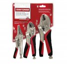 Craftsman 3 Piece 6, 7 & 10 Inch Locking Pliers Set