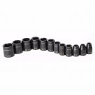 Craftsman SAE 12 Piece 1/2 Inch Drive 6 Point Laser Impact Socket Set w/ Case